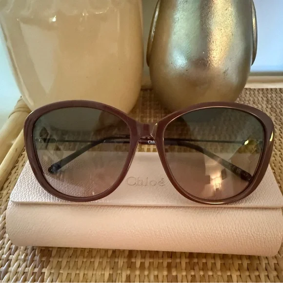 Chloé CH0175SK Havana Brown 59mm Women’s Sunglasses I Authentic I MSRP $470 NWT - Picture 4 of 8